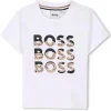 Hugo Boss Baby - Unisex Short Sleeves Tee-Shirt, White
