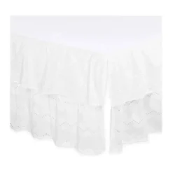 Ilhós Farallon Dust Ruffles, Floral Branco
