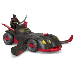 Imaginext DC Super Friends, Ninja Armor Batmobile, Preto/Vermelho