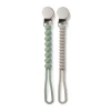 Infantino - All-In-One Pacigrip Silicone Holder 2Pk, Sage Green