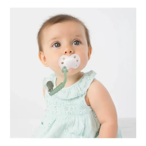 Infantino - All-In-One Pacigrip Silicone Holder 2Pk, Sage Green