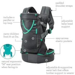 Infantino - Carry On Active Multi-Pocket Carrier