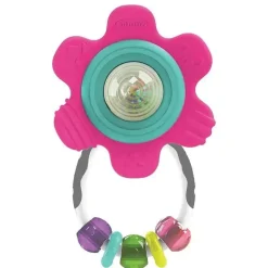 Infantino - chocalho de flor goma Spin &amp; Teethe