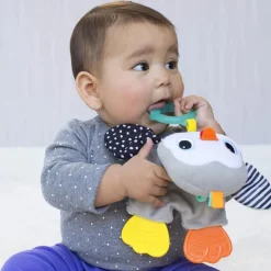 Infantino - Cuddly Teether, Penguin