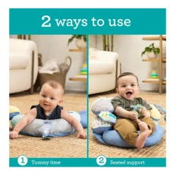 Infantino - 2-In-1 Tummy Time & Seated Support