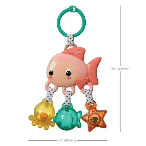 Infantino - Jingle Sea Charms Rattle-Fish