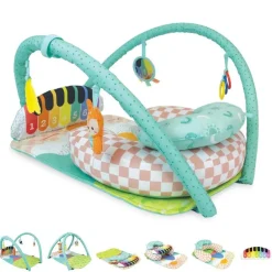 Infantino - Kick N Keys 7-In-1 Musical Piano Activity Gym