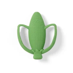 Infantino - Lil' Nibbles Textured Silicone Teether, Peas