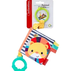 Infantino - Link & Crinkle Animal Counting Book