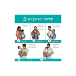 Infantino - Suporte para assento de quadril Hip Rider Plus 5 em 1