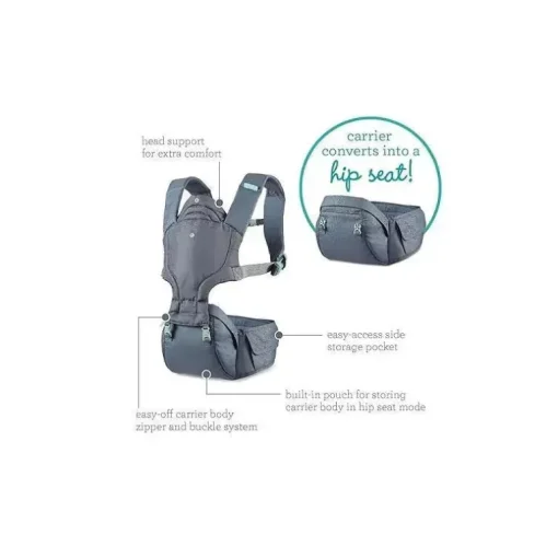 Infantino - Suporte para assento de quadril Hip Rider Plus 5 em 1