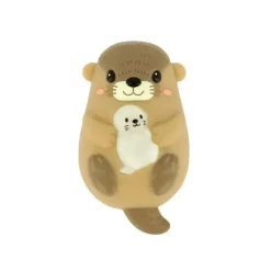 Infantino - Wee Wild Ones - Sensor térmico de banho digital, lontra