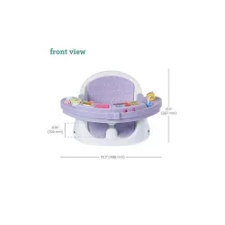 Infantino - Wee Wild Ones Music &amp; Lights 3 em 1 Discovery Seat &amp; Booster, Lavanda