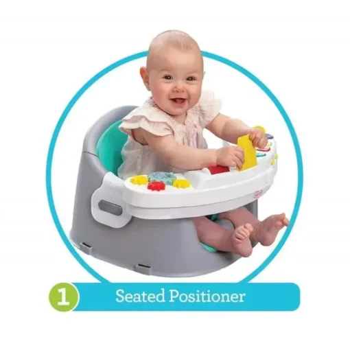 Infantino Music &amp; Lights 3 em 1 Discovery Assento &amp; Booster, Assento Infantil e Cadeira de Alimentação