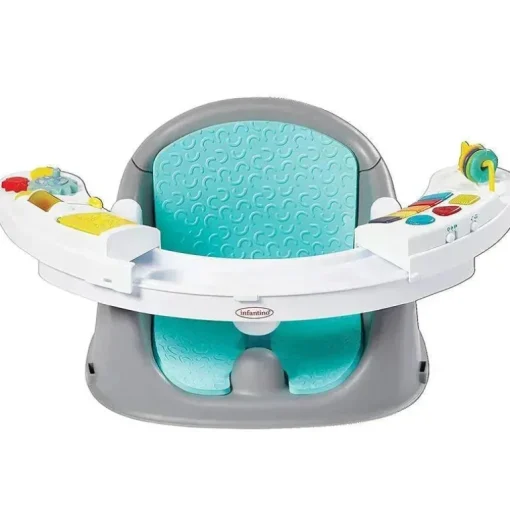 Infantino Music &amp; Lights 3 em 1 Discovery Assento &amp; Booster, Assento Infantil e Cadeira de Alimentação