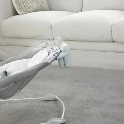 Ingenuity - Assento de segurança automático para bebê SmartBounce com ruído branco, Braden