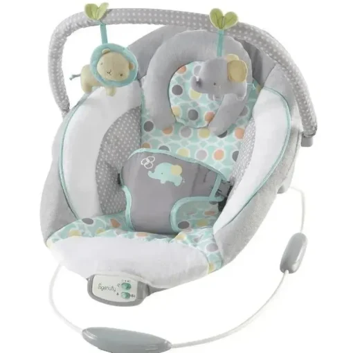 Ingenuity - Assento infantil calmante para bebês com vibrações, Morrison
