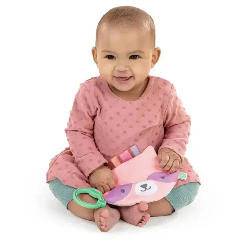 Ingenuity - Brinquedo Dobrável de Guaxinim para Recém-nascidos