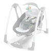 Ingenuity - ConvertMe 2 em 1 balanço de bebê automático portátil compacto e assento infantil, Wimberly