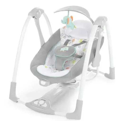 Ingenuity - ConvertMe 2 em 1 balanço de bebê automático portátil compacto e assento infantil, Wimberly
