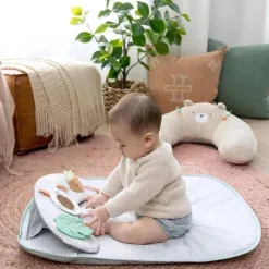 Ingenuity - Cosy Prop 4 em 1 Sit Up &amp; Prop Activity Mat, Nate