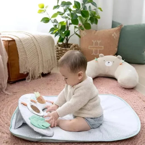 Ingenuity - Cosy Prop 4 em 1 Sit Up &amp; Prop Activity Mat, Nate