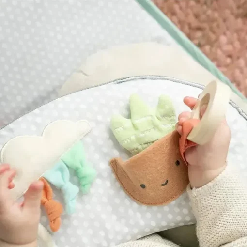 Ingenuity - Cosy Prop 4 em 1 Sit Up &amp; Prop Activity Mat, Nate