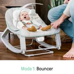 Ingenuity - Mantenha aconchegante 3 em 1, cresça comigo, segurança vibratória para bebês, Weaver