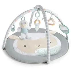 Ingenuity - Sheppy's Spot Ultra Plush Baby Activity Gym e Tummy Time Mat