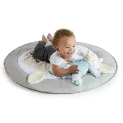 Ingenuity - Sheppy's Spot Ultra Plush Baby Activity Gym e Tummy Time Mat