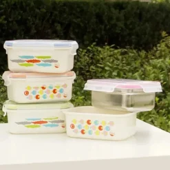 Innobaby - lanche ou lancheira de aço inoxidável Keepin' Fresh, 16 onças, jacaré