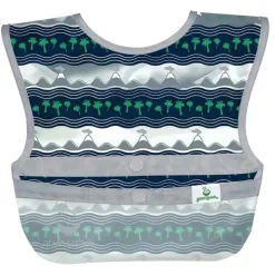 Iplay - Babadores de limpeza Snap &amp; Go (3 unidades), Dinossauros azuis, 9-18 meses