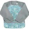 Iplay - Babete de manga comprida Snap &amp; Go Easy-Wear, Aqua Swan