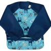 Iplay - Babete de manga comprida Snap &amp; Go Easy-Wear, Aqua Dogs