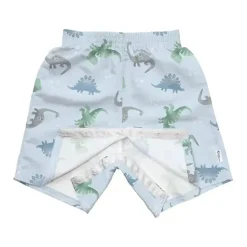 Iplay - Calção de banho ecológico Easy-Change, Dinos azul claro