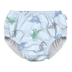 Iplay - Eco Pull-Up Swim Fralda, Azul Claro Dinos