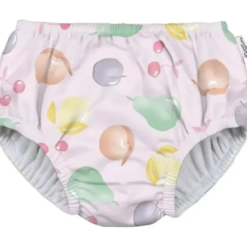 Iplay - Eco Pull-Up Swim Fralda, Rosa Claro Frutas Mix