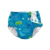Iplay - Fralda de banho absorvente reutilizável Snap, Dinossauros Aqua Light