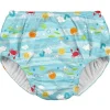 Iplay - Fralda de banho absorvente reutilizável divertida pull-up, Light Aqua Sea Friends
