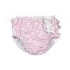 Iplay - Fralda de Natação Absorvente Reutilizável Ruffle Snap, Flor