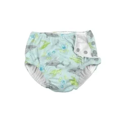 Iplay - Fralda de Natação Absorvente Reutilizável Snap, Shark Sealife