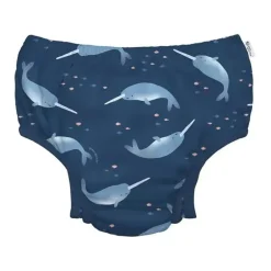 Iplay - Fralda de Natação Eco Snap, Navy Narwhal