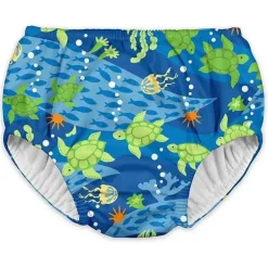 Iplay - Fralda de Natação Reutilizável para Bebês Meninos, Royal Blue Turtle Journey