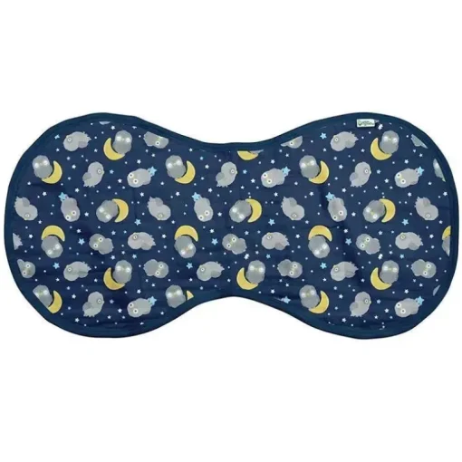 Iplay - panos de arroto de musselina 3Pk, coruja azul