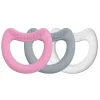 Iplay - Primeiros mordedores feitos de silicone (3Pk), conjunto rosa 3 meses+