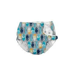 Iplay Baby - Fraldas de natação para bebês com proteção UV, pranchas de surf azuis