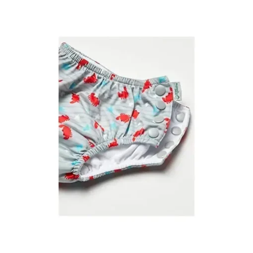 Iplay Baby - Fraldas de natação para bebês com proteção UV, caranguejo cinza