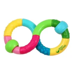 I-play Green Sprouts Infinity Rattle, Multicolorido
