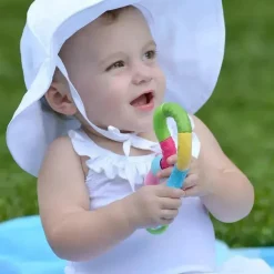 I-play Green Sprouts Infinity Rattle, Multicolorido