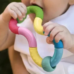 I-play Green Sprouts Infinity Rattle, Multicolorido